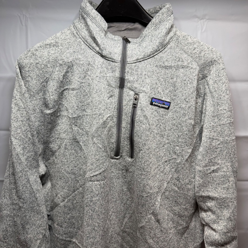 Patagonia Better Sweater 1/4 Zip Pullover Grey Heather XL 25523 SP24